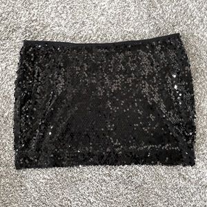 EXPRESS Sequined Mini Skirt